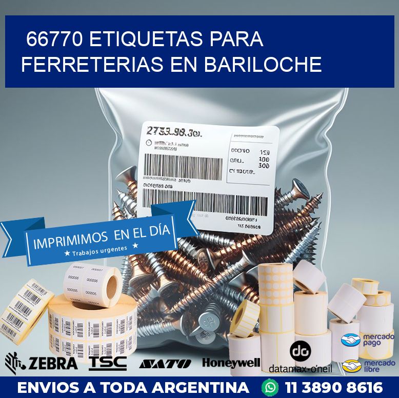 66770 ETIQUETAS PARA FERRETERIAS EN BARILOCHE