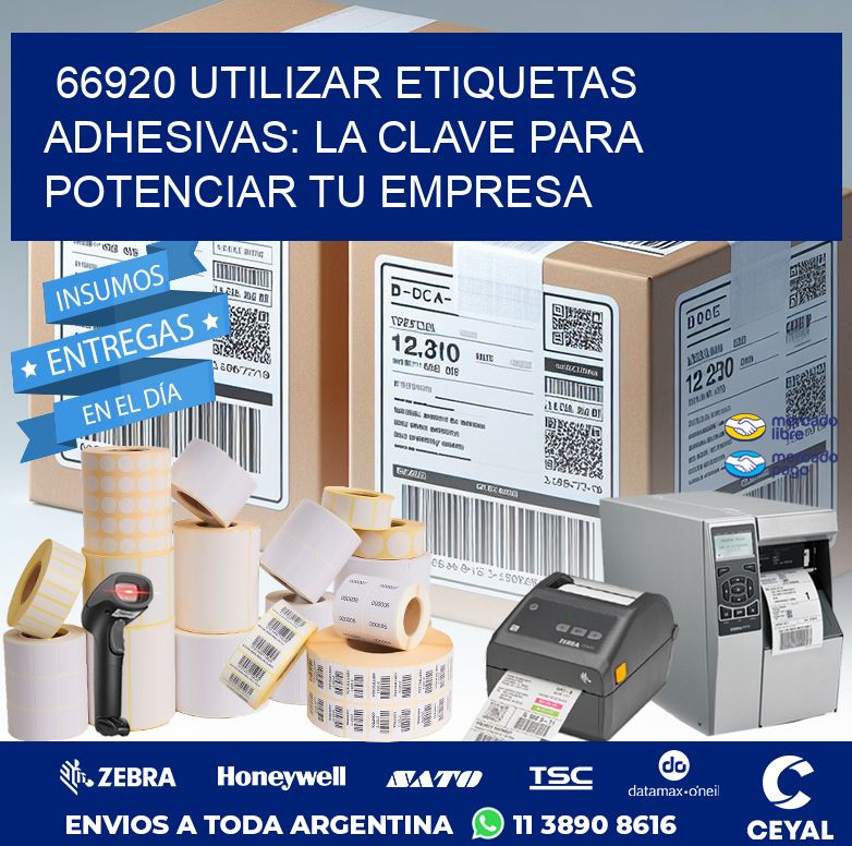 66920 UTILIZAR ETIQUETAS ADHESIVAS: LA CLAVE PARA POTENCIAR TU EMPRESA
