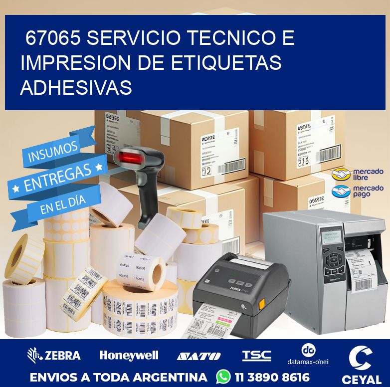 67065 SERVICIO TECNICO E IMPRESION DE ETIQUETAS ADHESIVAS