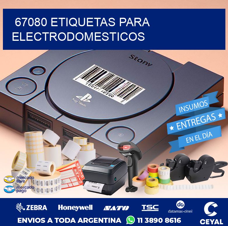 67080 ETIQUETAS PARA ELECTRODOMESTICOS