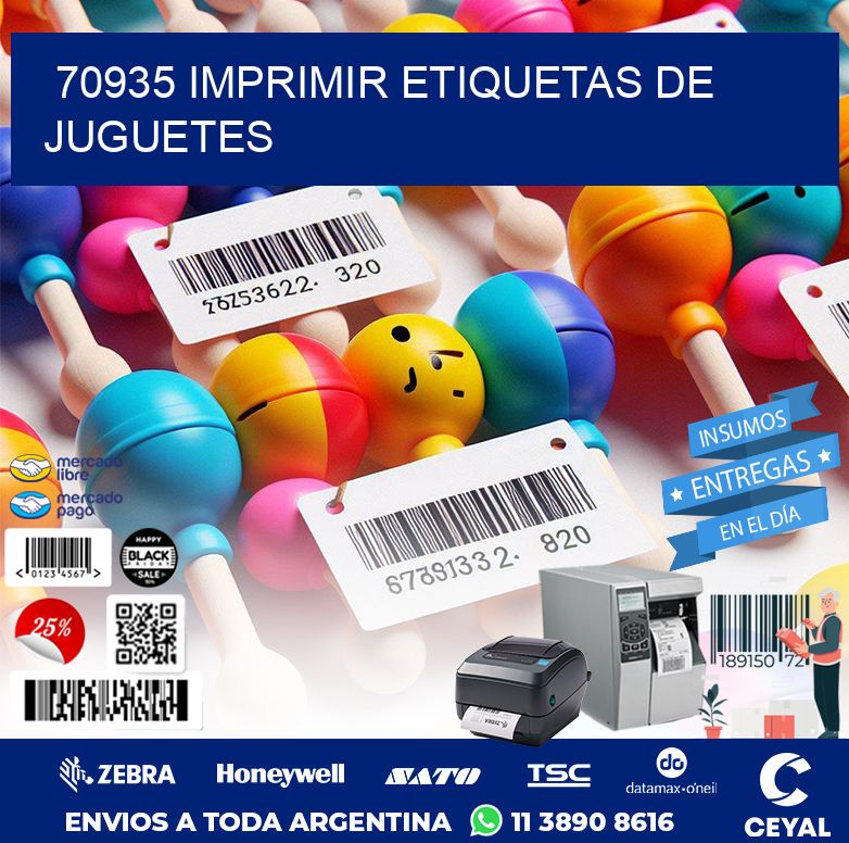 70935 IMPRIMIR ETIQUETAS DE JUGUETES