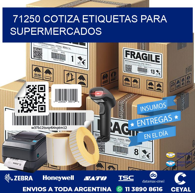 71250 COTIZA ETIQUETAS PARA SUPERMERCADOS