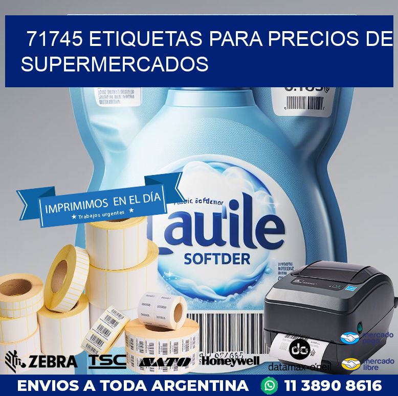 71745 ETIQUETAS PARA PRECIOS DE SUPERMERCADOS