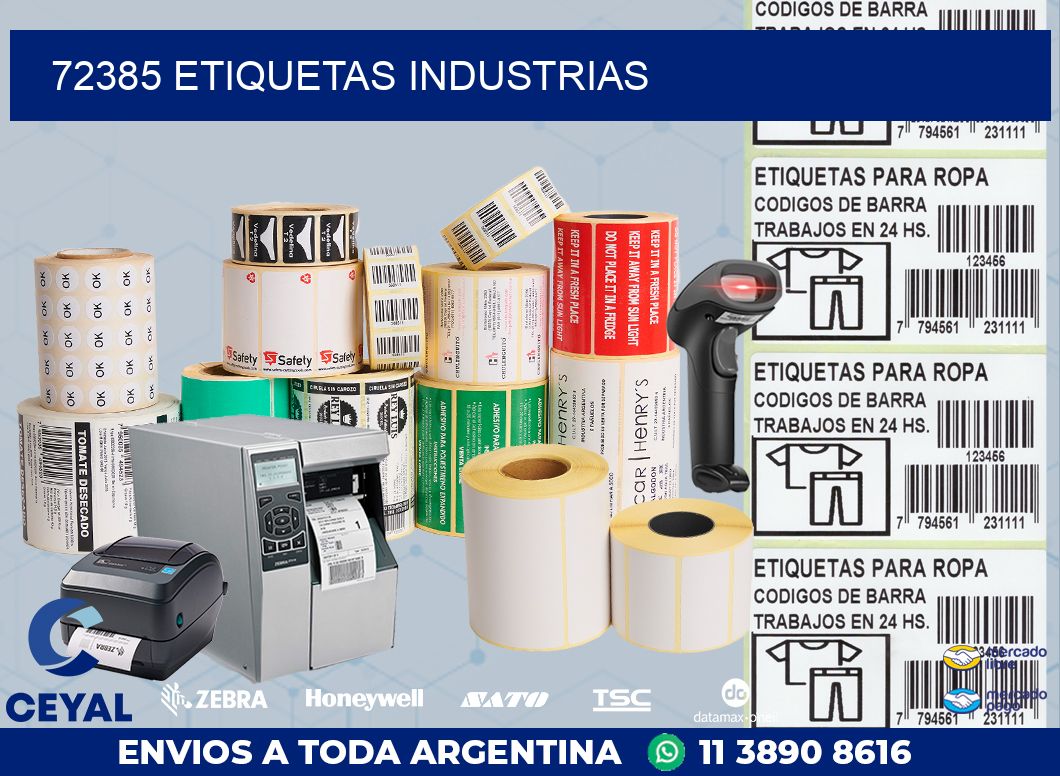 72385 ETIQUETAS INDUSTRIAS