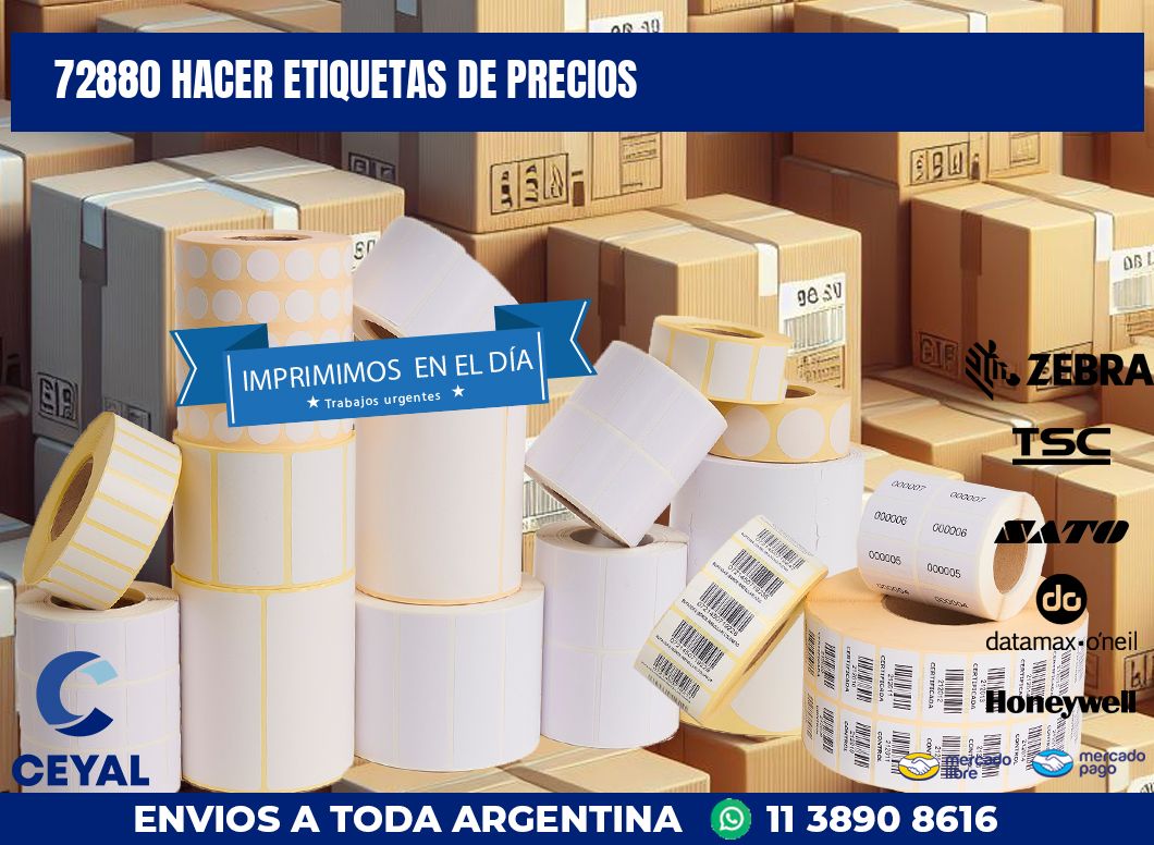72880 HACER ETIQUETAS DE PRECIOS