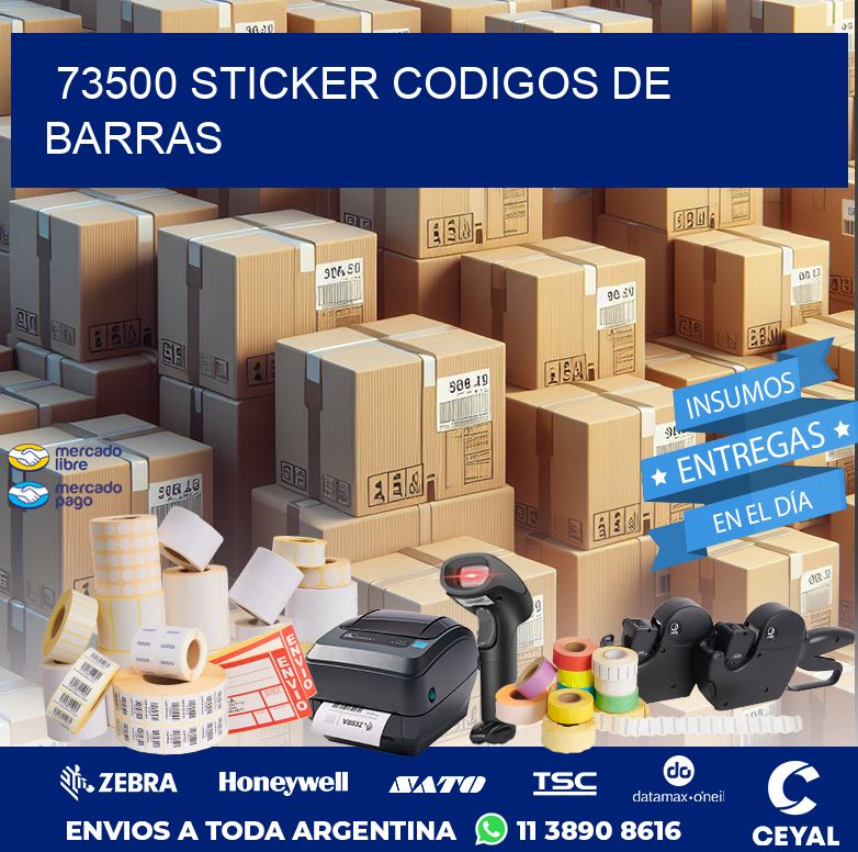 73500 STICKER CODIGOS DE BARRAS