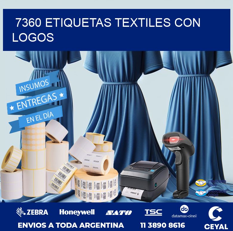 7360 ETIQUETAS TEXTILES CON LOGOS