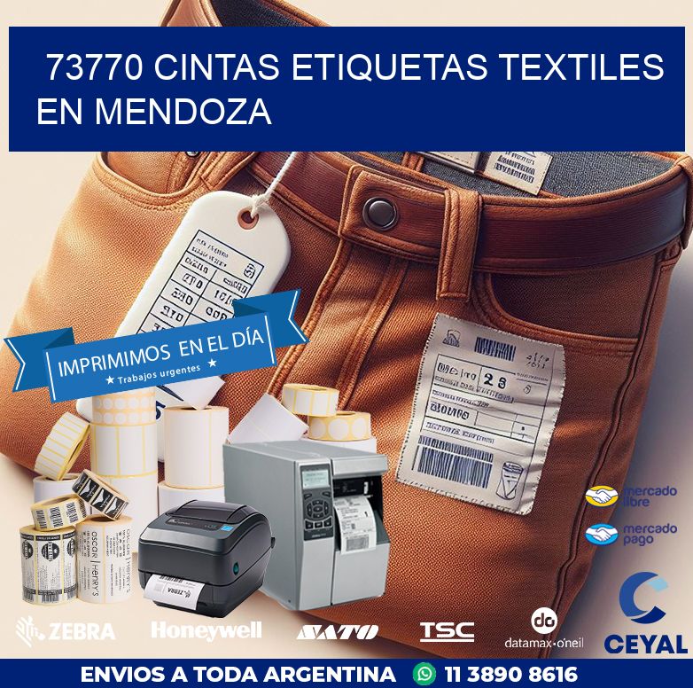 73770 CINTAS ETIQUETAS TEXTILES EN MENDOZA