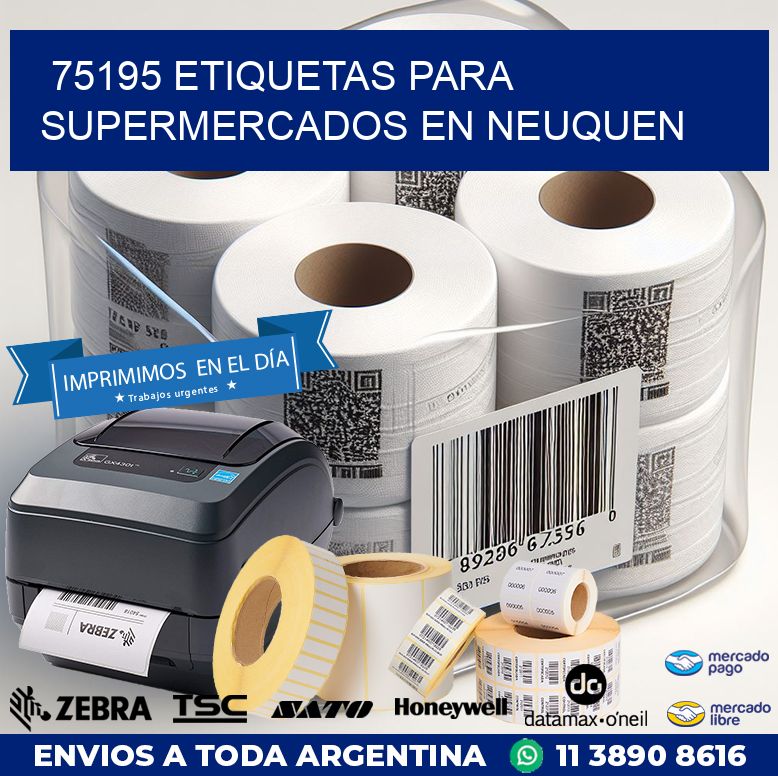 75195 ETIQUETAS PARA SUPERMERCADOS EN NEUQUEN