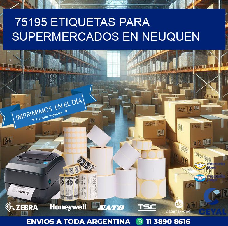 75195 ETIQUETAS PARA SUPERMERCADOS EN NEUQUEN