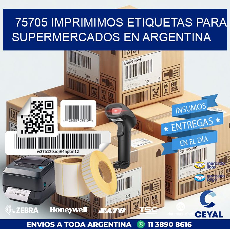 75705 IMPRIMIMOS ETIQUETAS PARA SUPERMERCADOS EN ARGENTINA