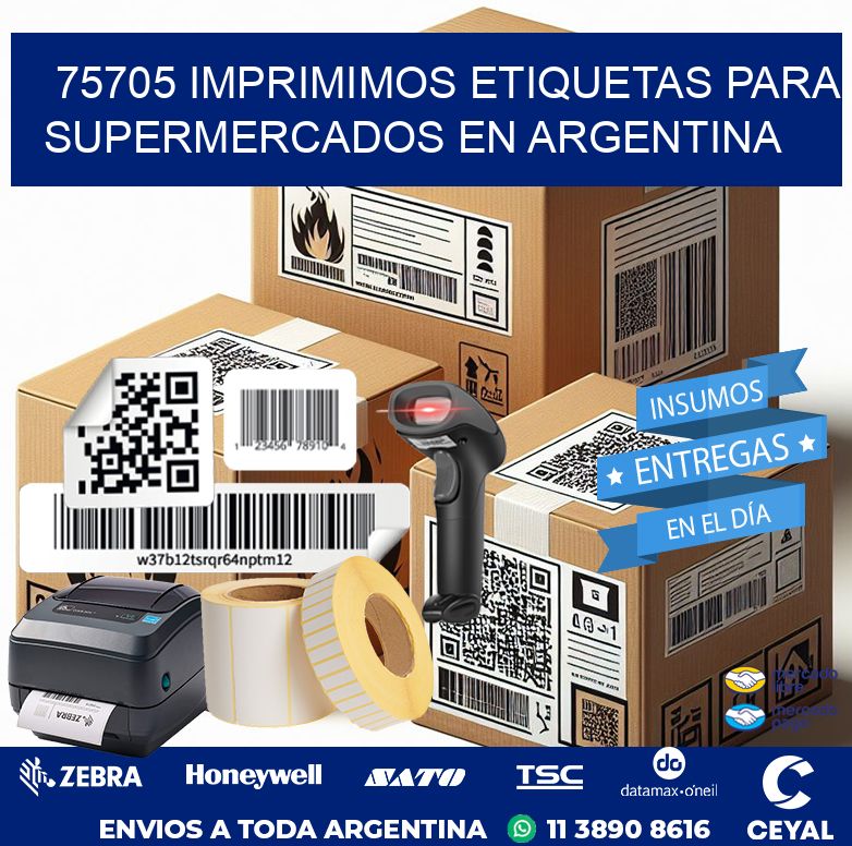75705 IMPRIMIMOS ETIQUETAS PARA SUPERMERCADOS EN ARGENTINA