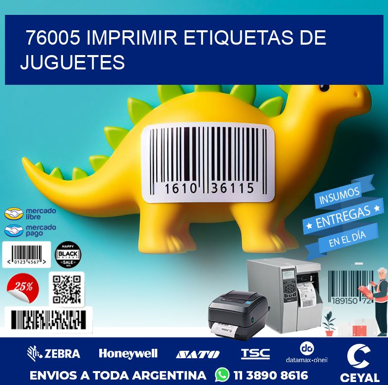 76005 IMPRIMIR ETIQUETAS DE JUGUETES