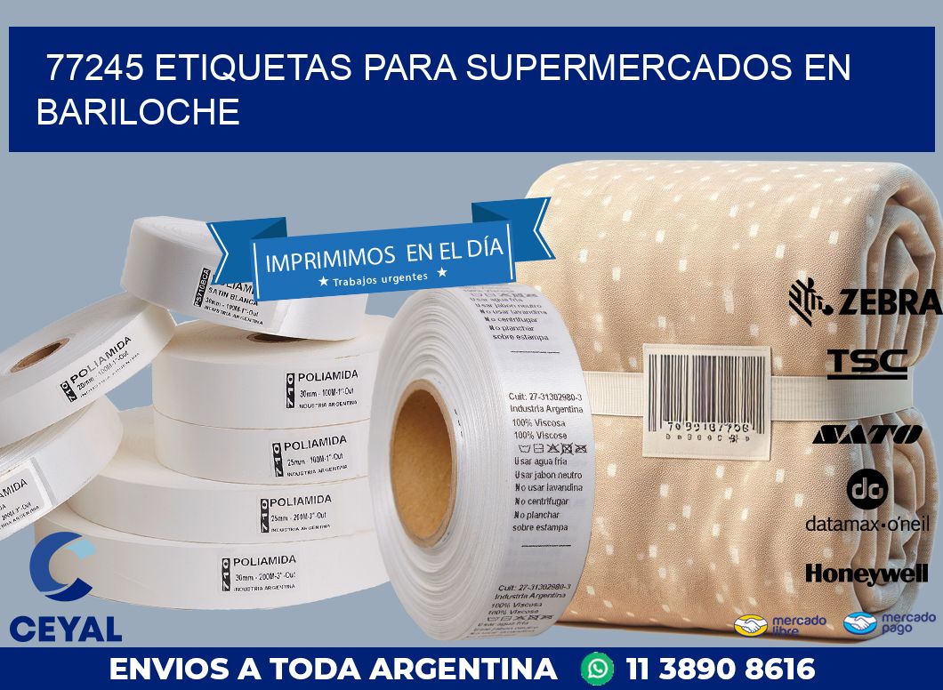 77245 ETIQUETAS PARA SUPERMERCADOS EN BARILOCHE