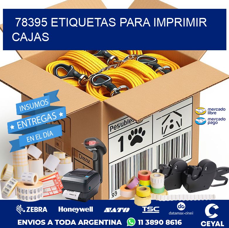 78395 ETIQUETAS PARA IMPRIMIR CAJAS