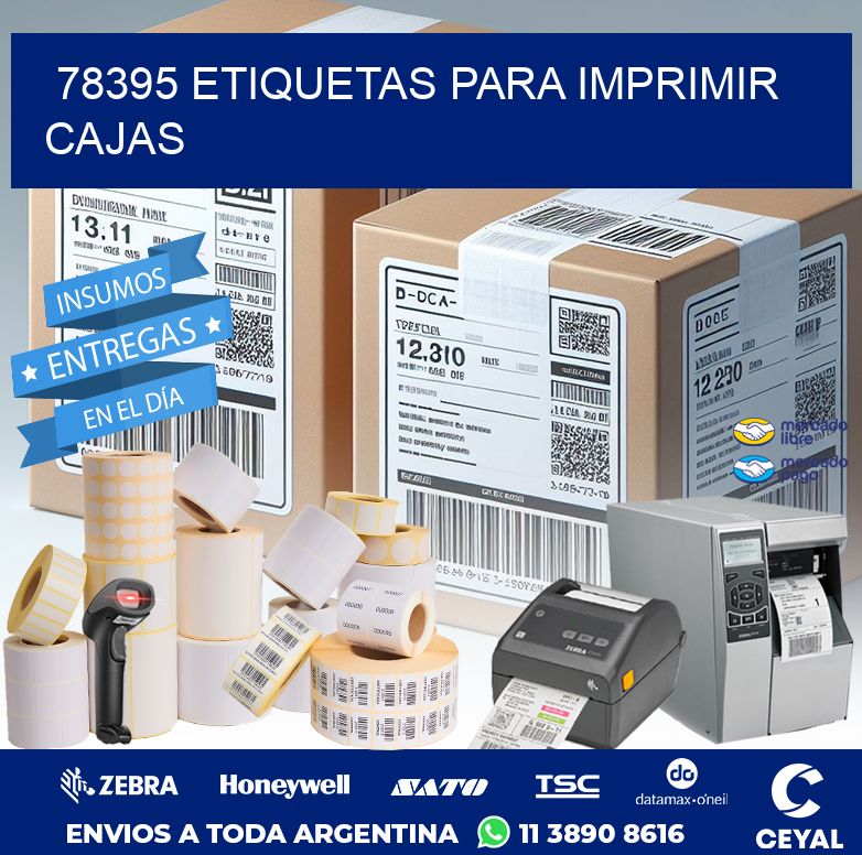 78395 ETIQUETAS PARA IMPRIMIR CAJAS