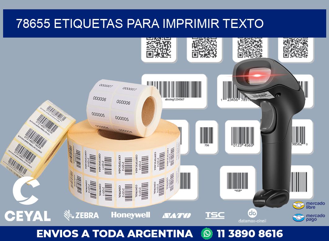 78655 ETIQUETAS PARA IMPRIMIR TEXTO