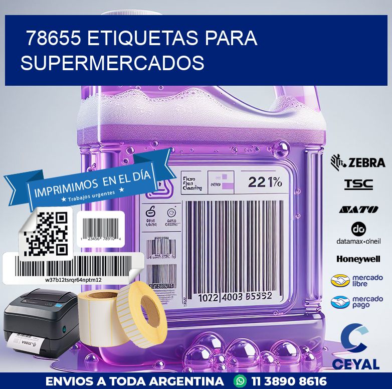 78655 ETIQUETAS PARA SUPERMERCADOS