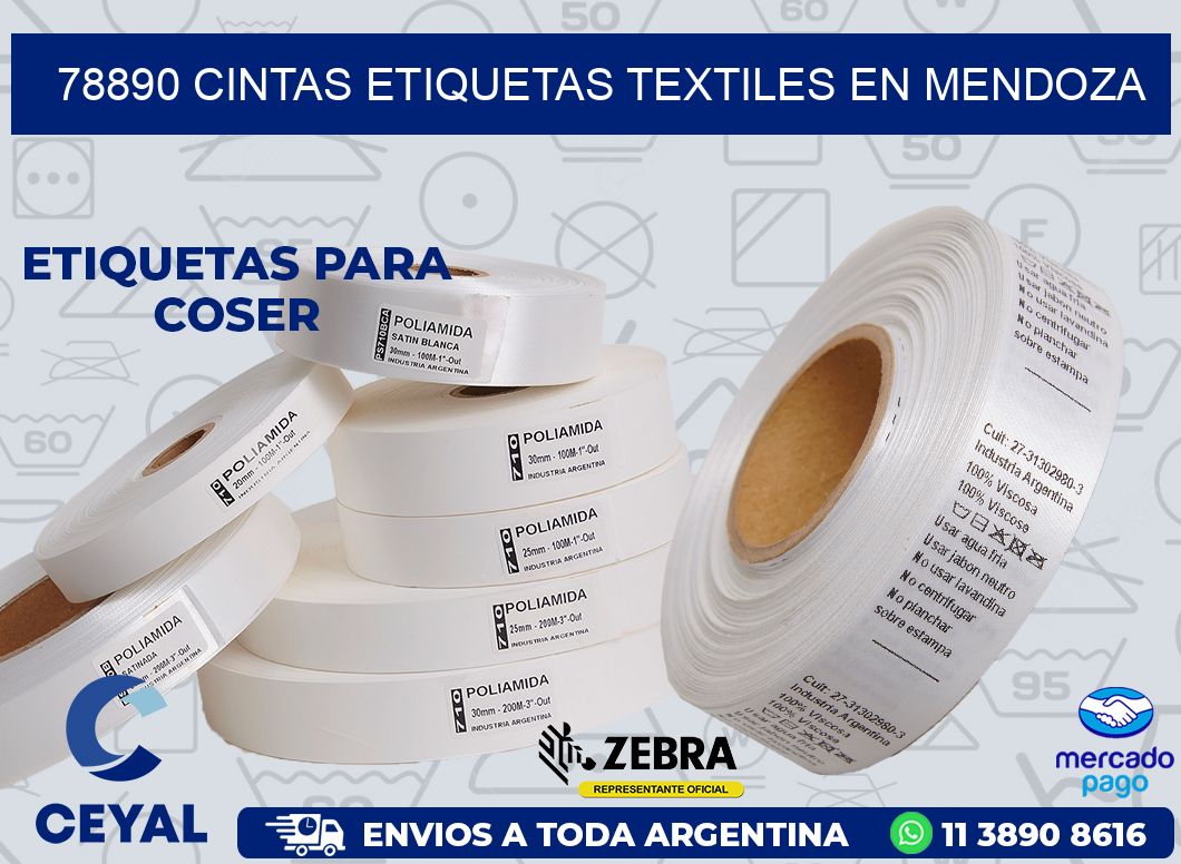 78890 CINTAS ETIQUETAS TEXTILES EN MENDOZA