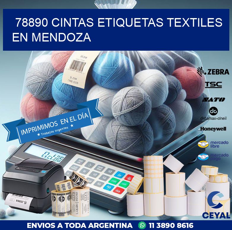 78890 CINTAS ETIQUETAS TEXTILES EN MENDOZA