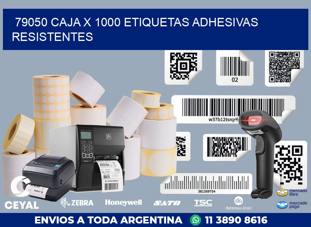 79050 CAJA X 1000 ETIQUETAS ADHESIVAS RESISTENTES