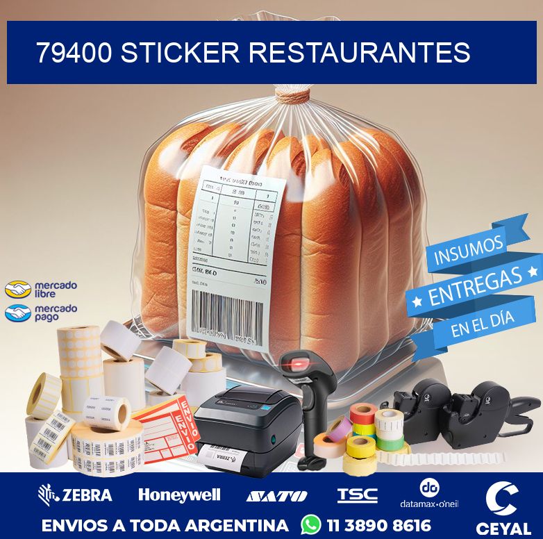 79400 STICKER RESTAURANTES