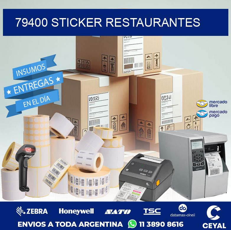 79400 STICKER RESTAURANTES