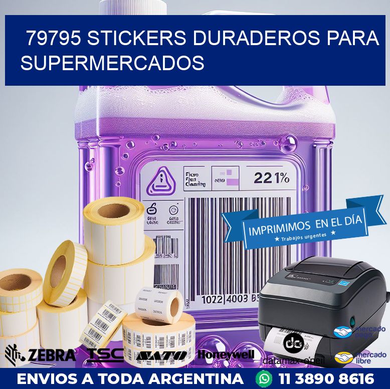 79795 STICKERS DURADEROS PARA SUPERMERCADOS
