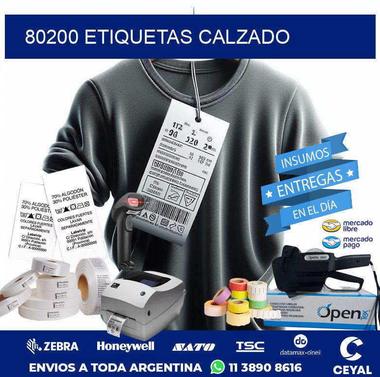 80200 ETIQUETAS CALZADO