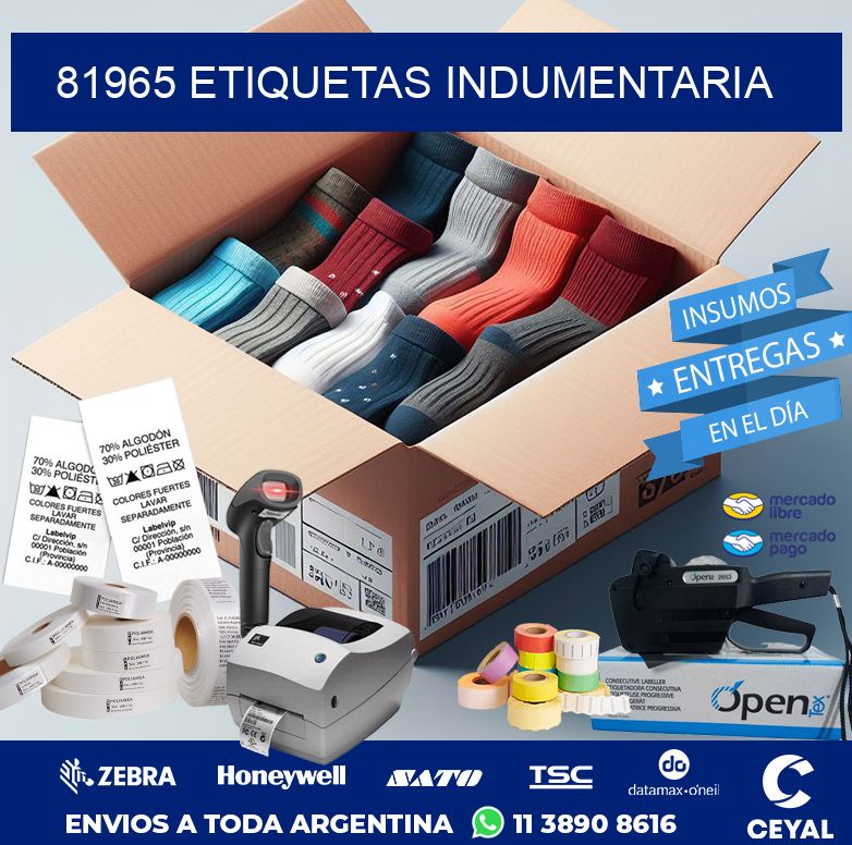 81965 ETIQUETAS INDUMENTARIA