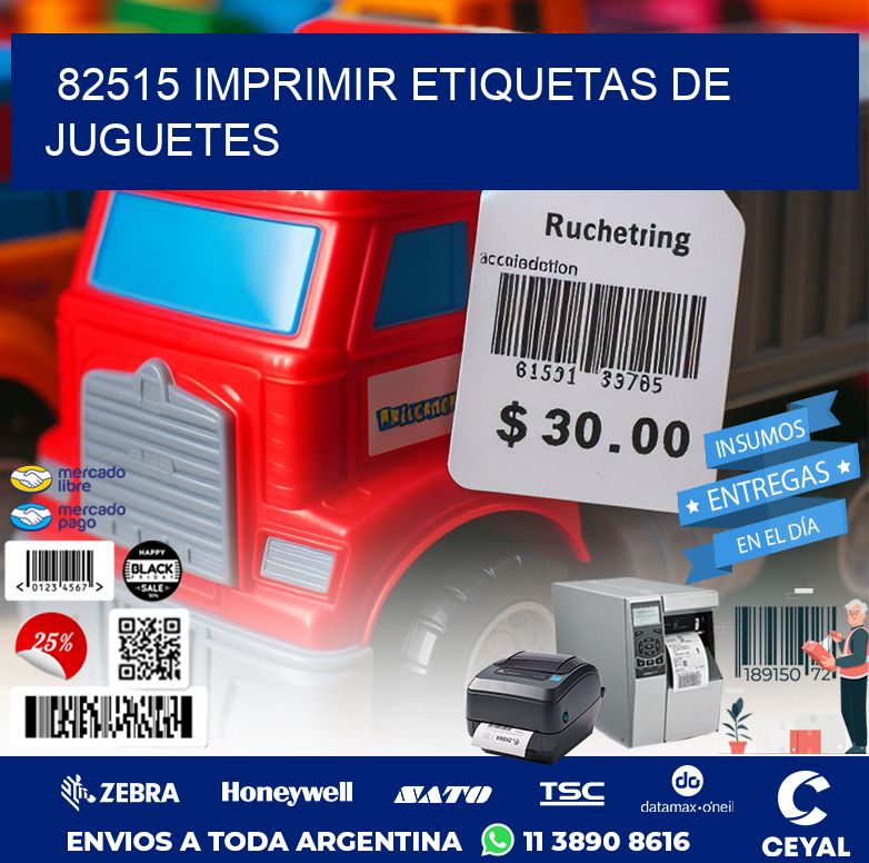 82515 IMPRIMIR ETIQUETAS DE JUGUETES