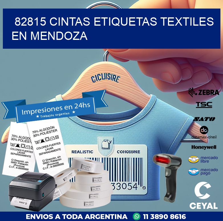 82815 CINTAS ETIQUETAS TEXTILES EN MENDOZA