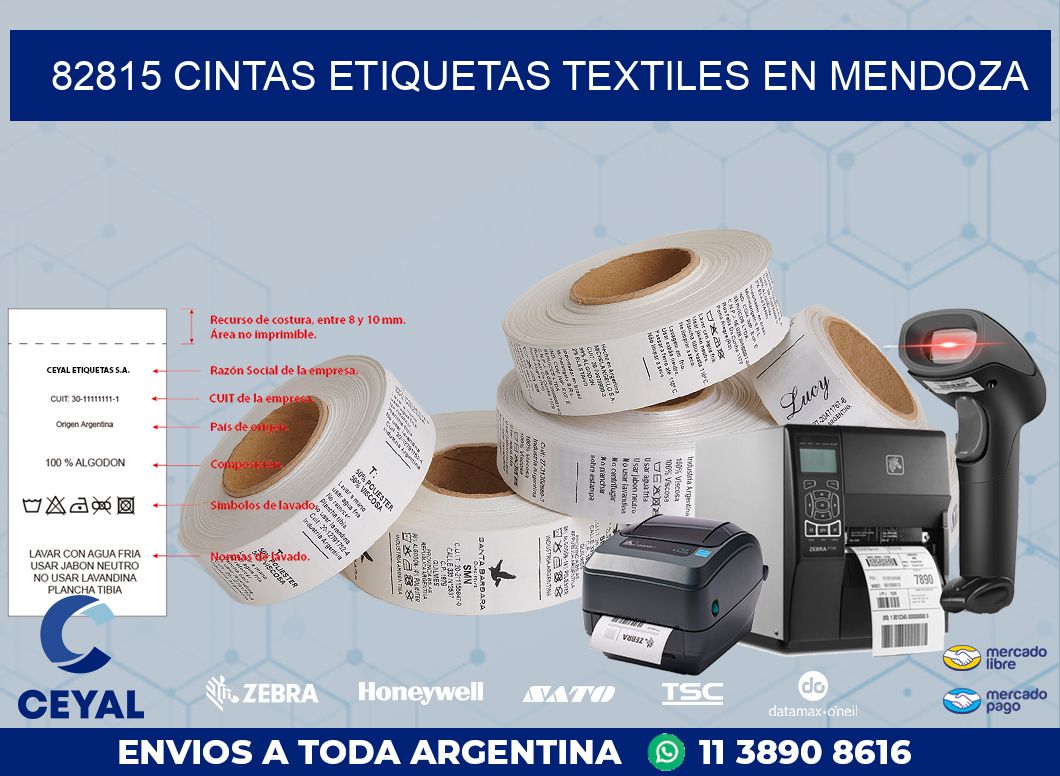 82815 CINTAS ETIQUETAS TEXTILES EN MENDOZA