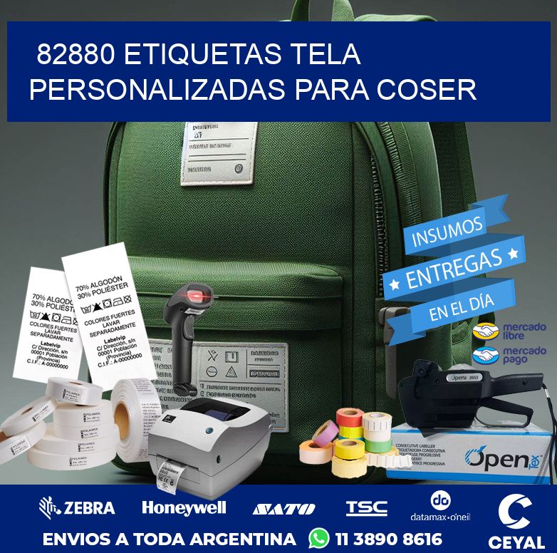 82880 ETIQUETAS TELA PERSONALIZADAS PARA COSER