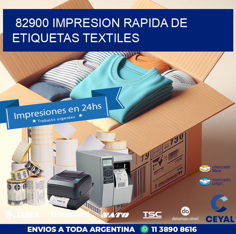 82900 IMPRESION RAPIDA DE ETIQUETAS TEXTILES