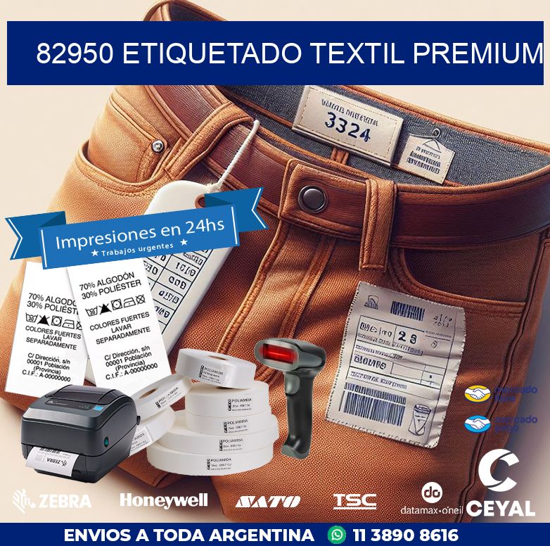 82950 ETIQUETADO TEXTIL PREMIUM