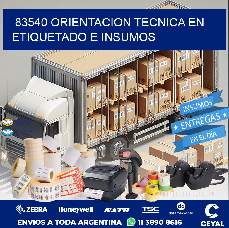 83540 ORIENTACION TECNICA EN ETIQUETADO E INSUMOS