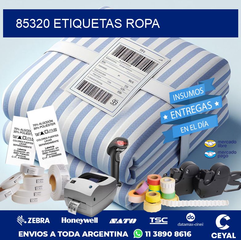 85320 ETIQUETAS ROPA