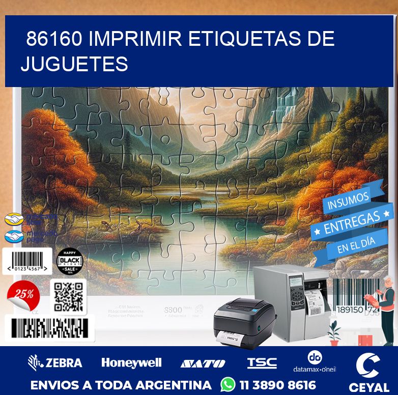 86160 IMPRIMIR ETIQUETAS DE JUGUETES