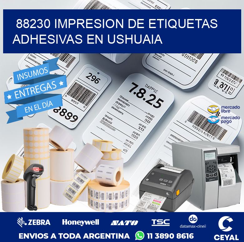 88230 IMPRESION DE ETIQUETAS ADHESIVAS EN USHUAIA