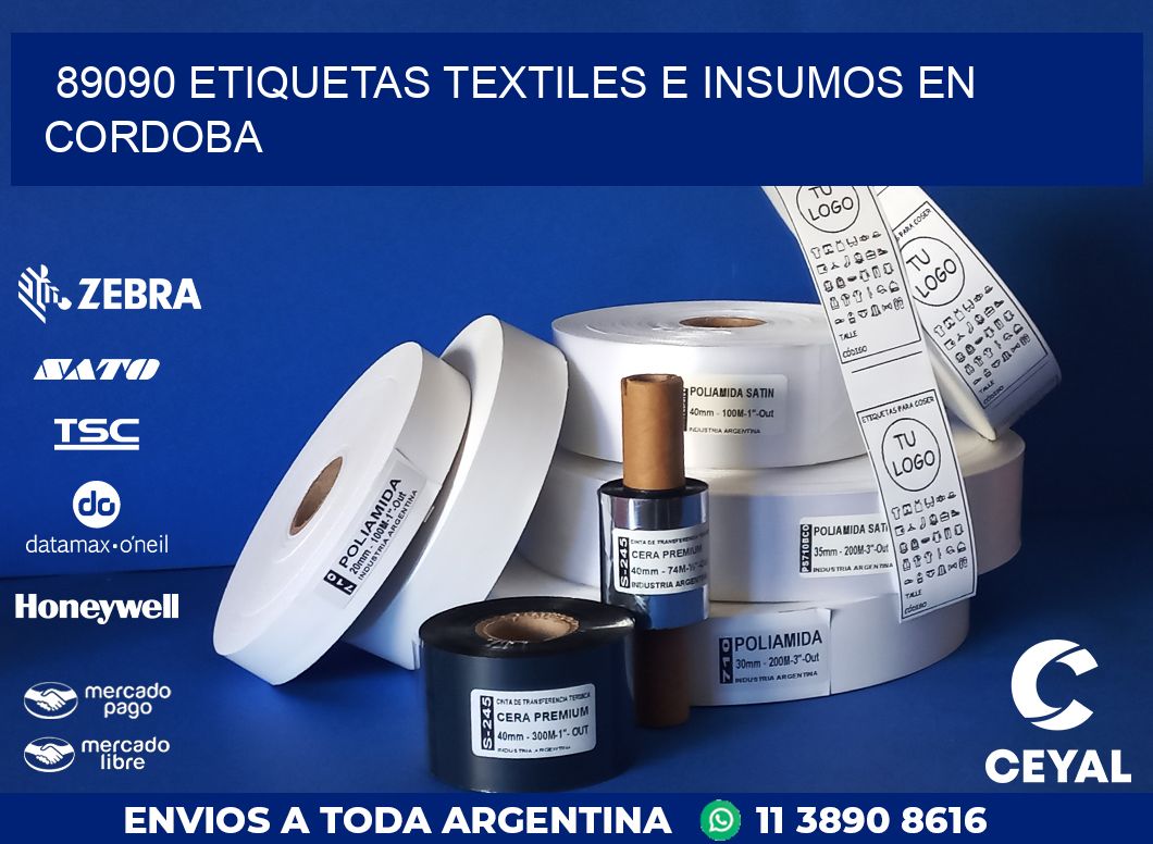 89090 ETIQUETAS TEXTILES E INSUMOS EN CORDOBA