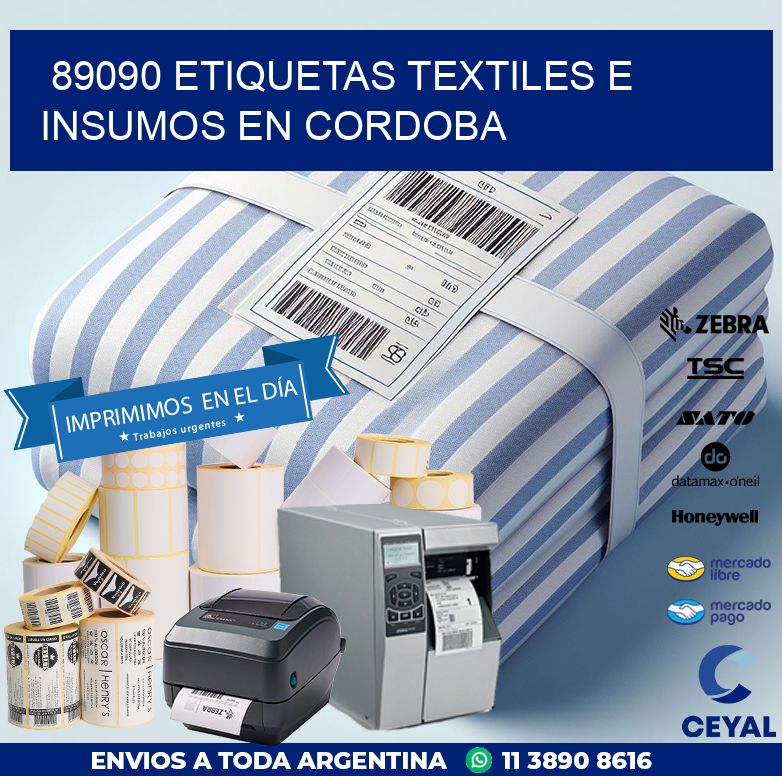 89090 ETIQUETAS TEXTILES E INSUMOS EN CORDOBA