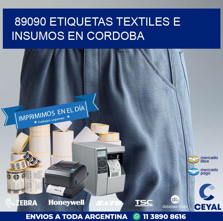 89090 ETIQUETAS TEXTILES E INSUMOS EN CORDOBA