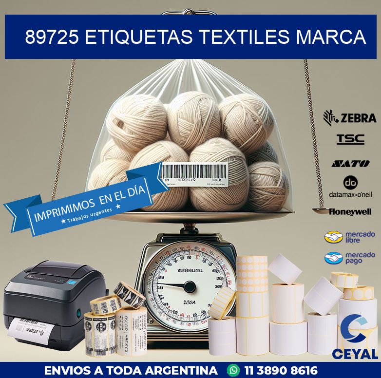 89725 ETIQUETAS TEXTILES MARCA