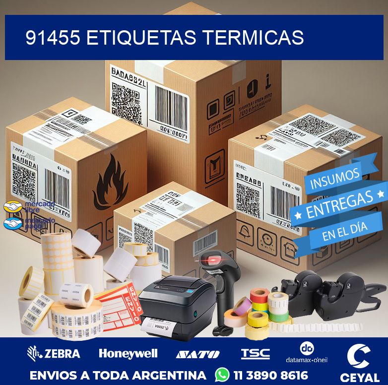 91455 ETIQUETAS TERMICAS