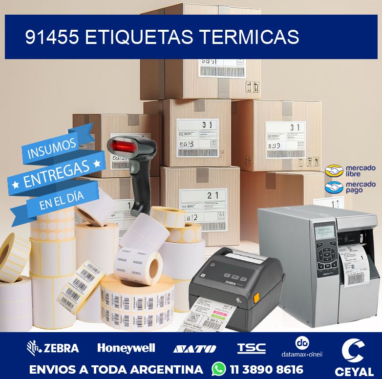 91455 ETIQUETAS TERMICAS
