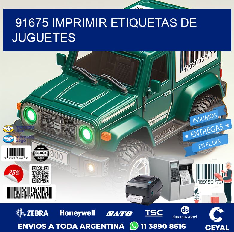 91675 IMPRIMIR ETIQUETAS DE JUGUETES