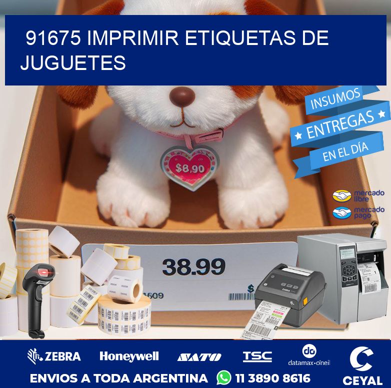 91675 IMPRIMIR ETIQUETAS DE JUGUETES