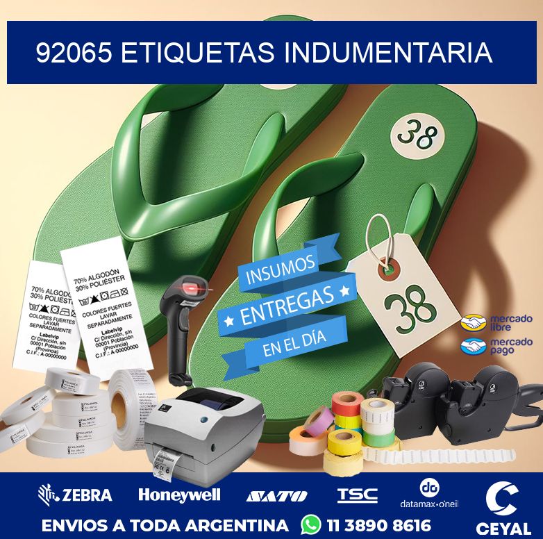 92065 ETIQUETAS INDUMENTARIA