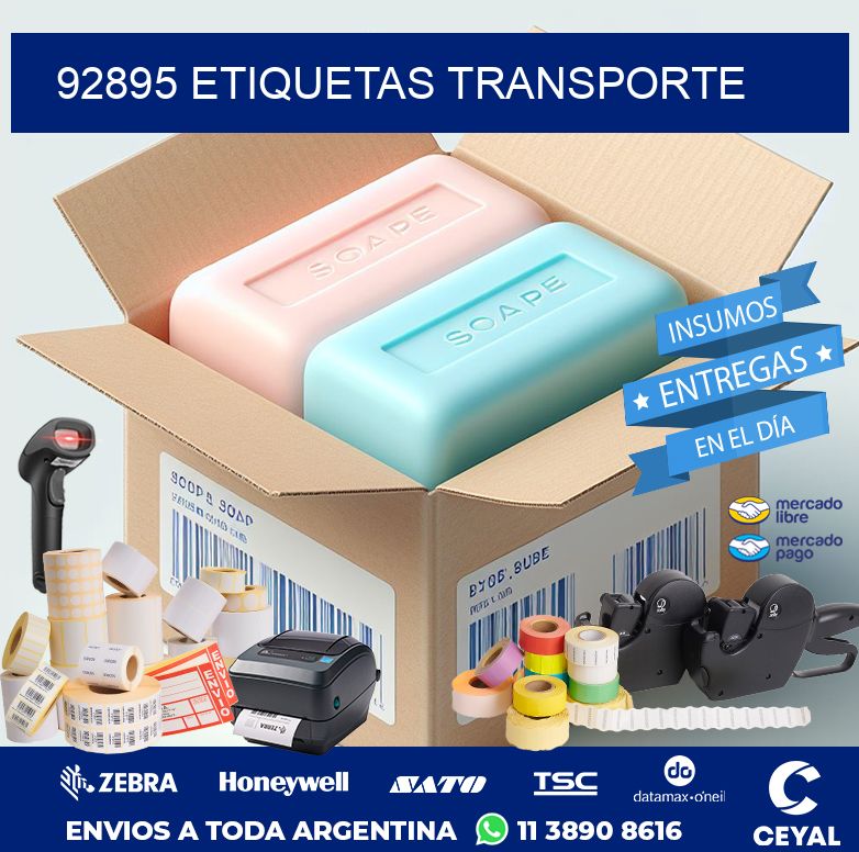 92895 ETIQUETAS TRANSPORTE